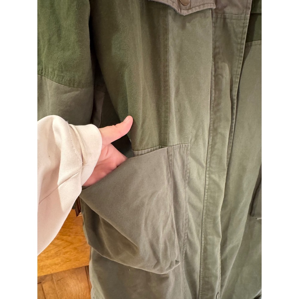 One Teaspoon Green Colorblock Patchwork Faux Shea… - image 7